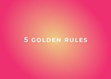 5 golden rules graphic